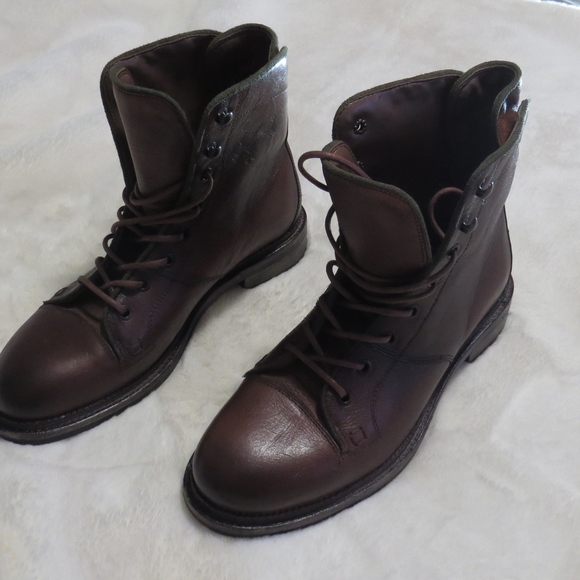 ZARA MAN BOOTS  MEN SIZE 8 US BROWN - Picture 1 of 4